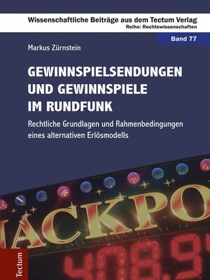 cover image of Gewinnspielsendungen und Gewinnspiele im Rundfunk